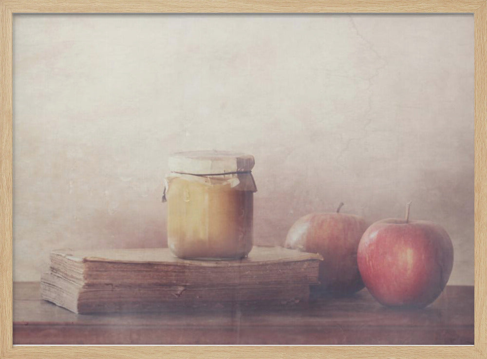 Rezept mit Äpfeln | Poster - Kunstdruck