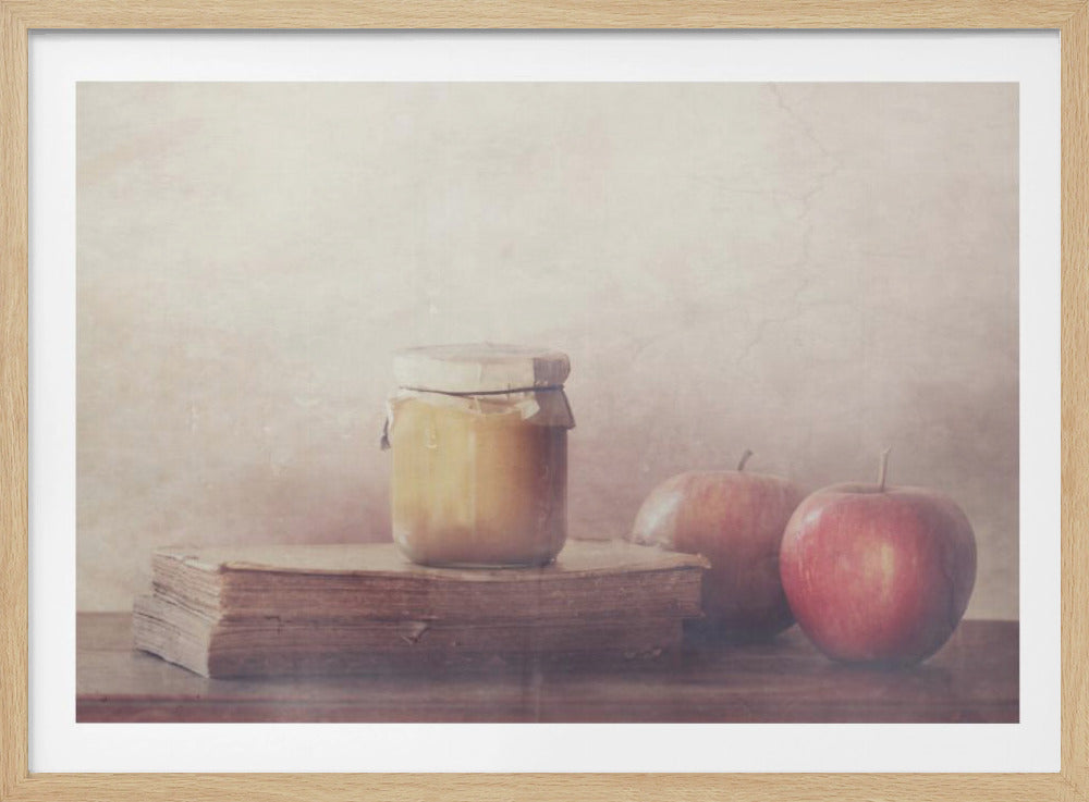 Rezept mit Äpfeln | Poster - Kunstdruck