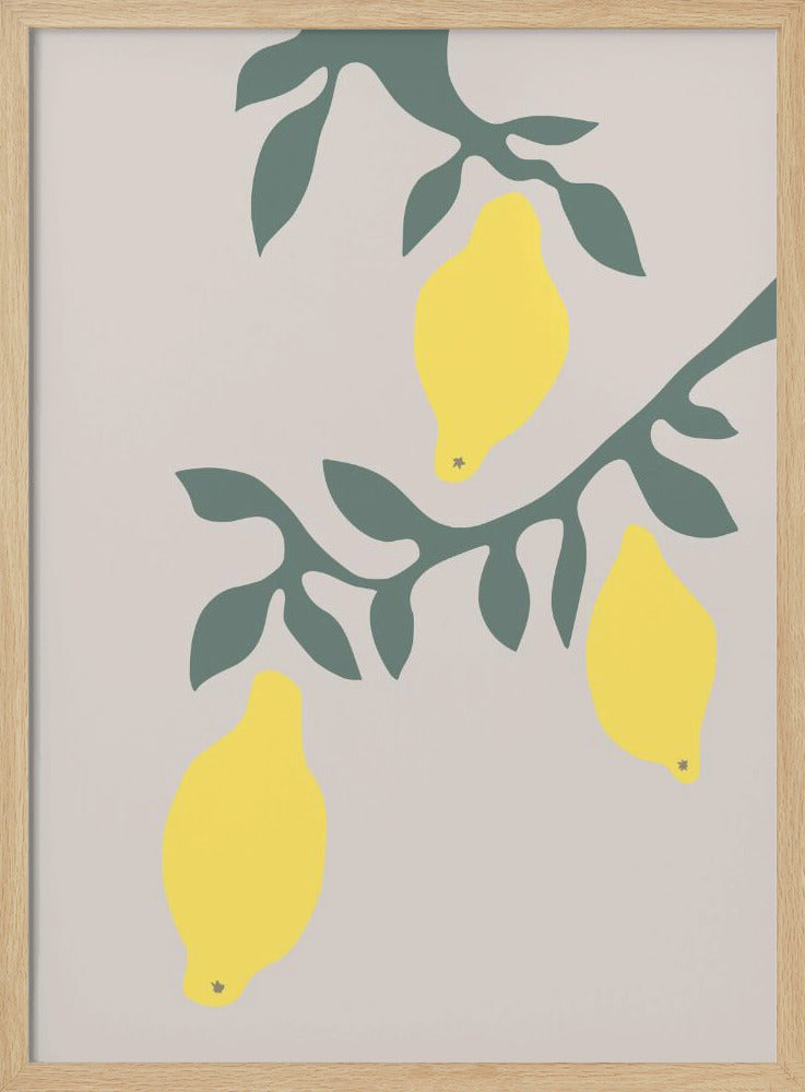 Zitronen | Poster - Kunstdruck