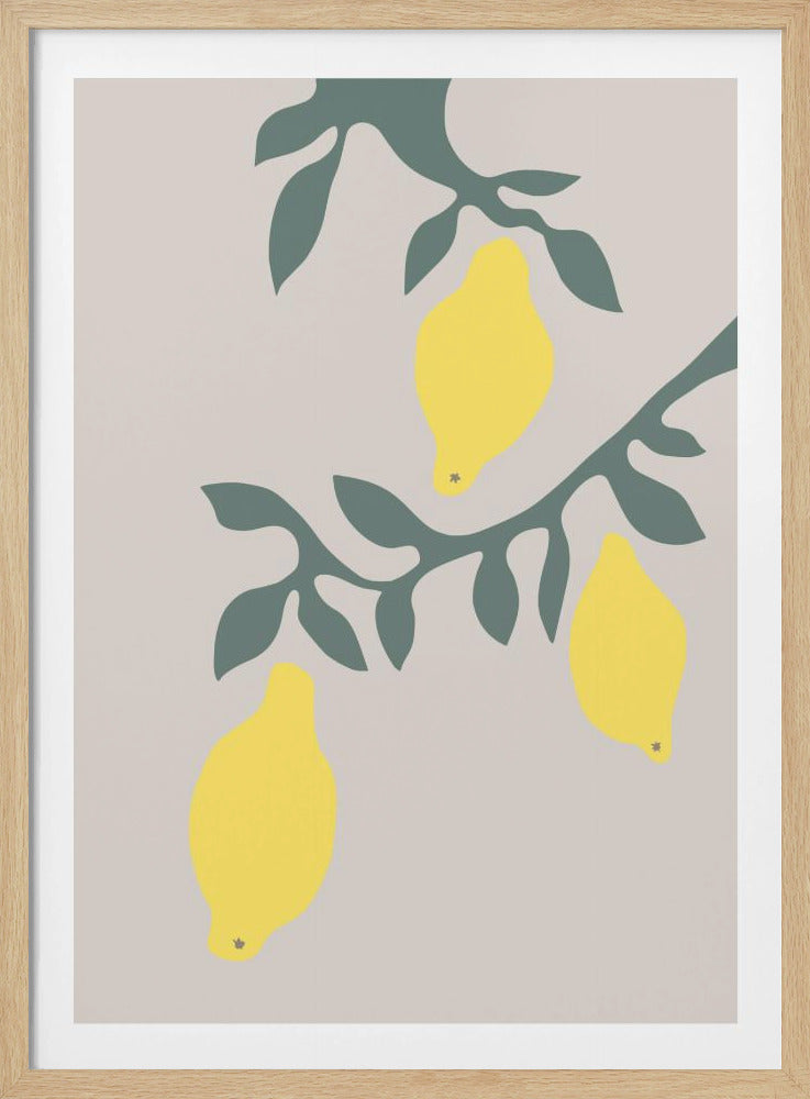 Zitronen | Poster - Kunstdruck
