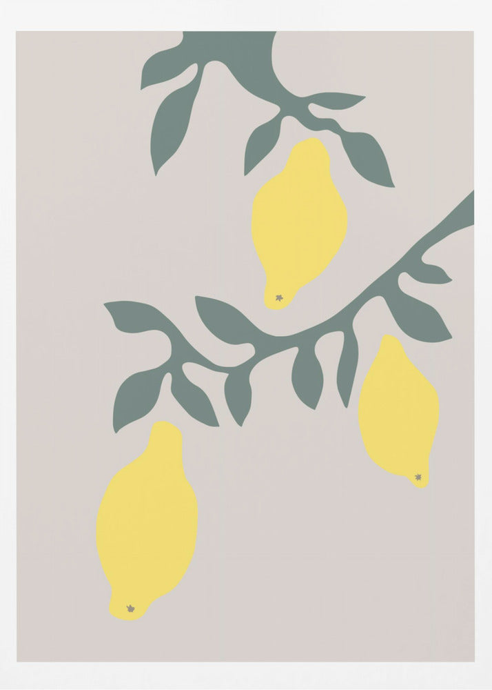 Zitronen | Poster - Kunstdruck