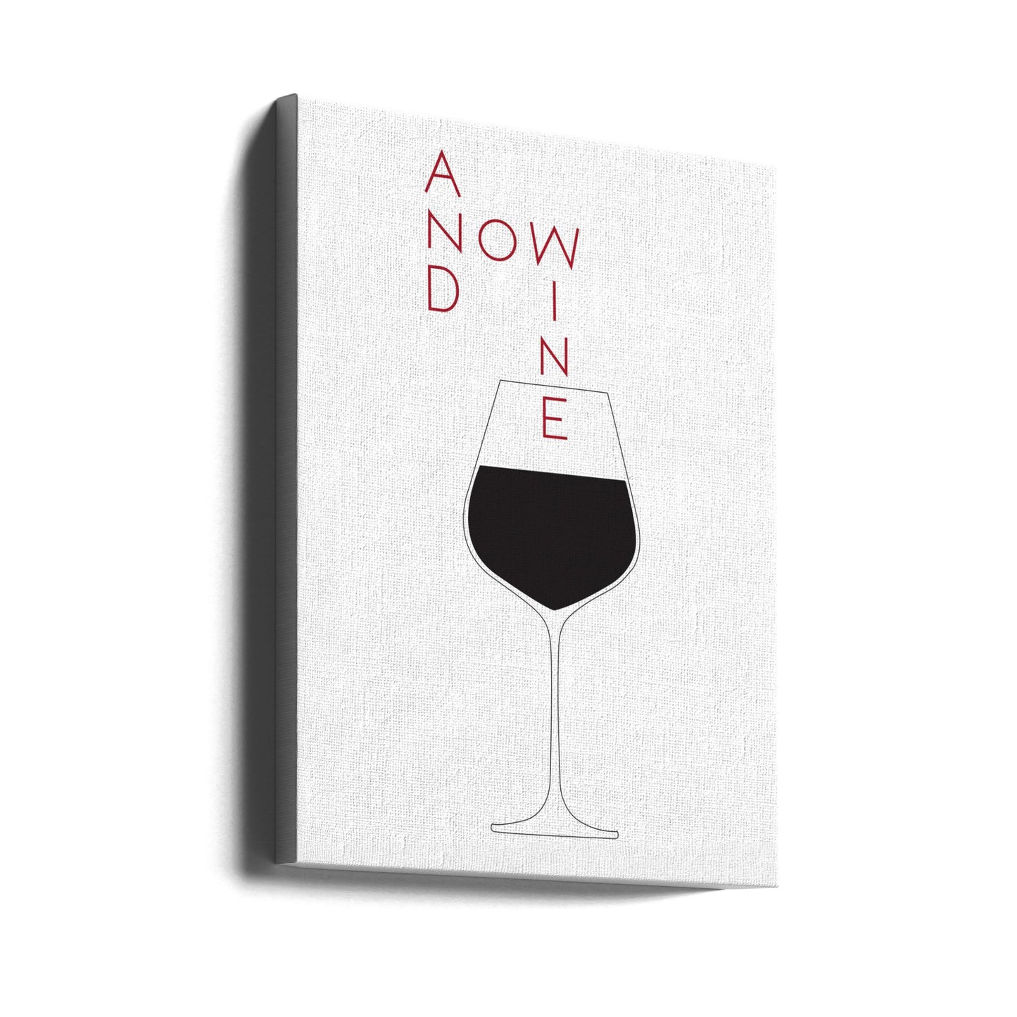 En nu wijn | Canvasprints