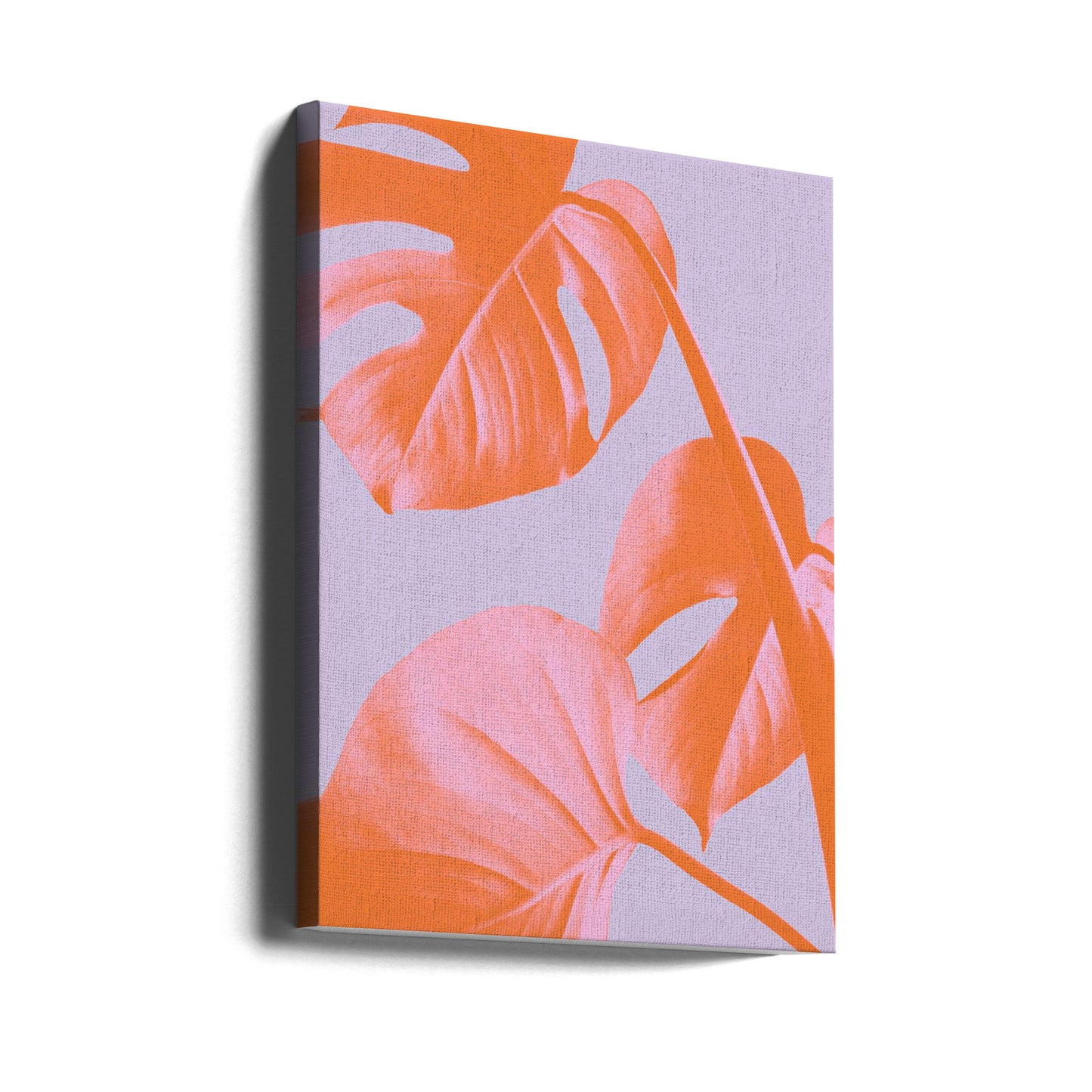 Monstera Purple 03 | Canvastaulut