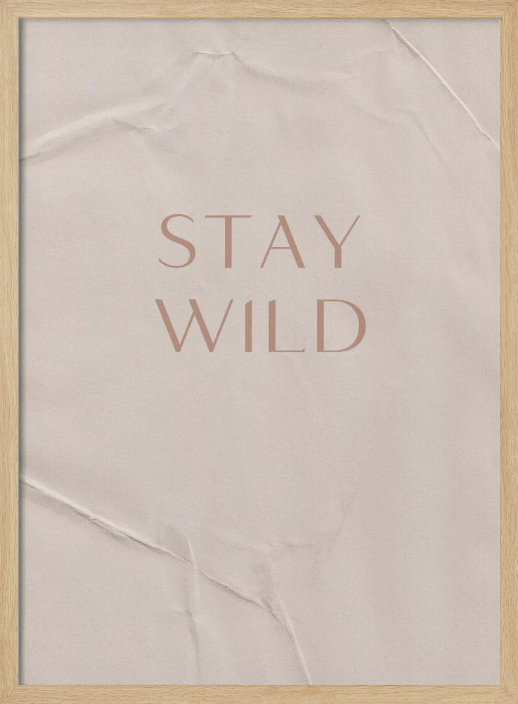 Restez sauvage | Posters - Affiche Artistique