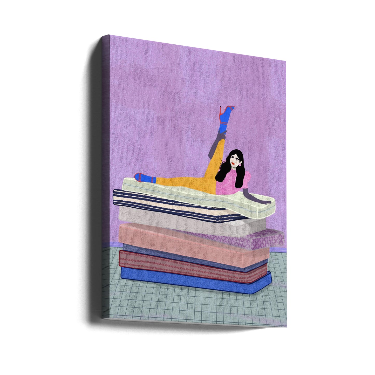 Lyft upp benet mot huvudet | Canvas