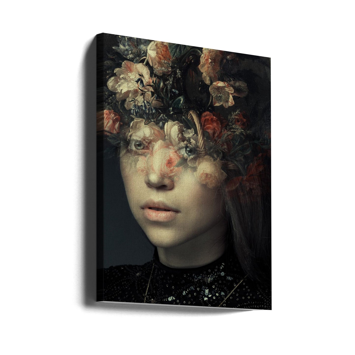 PORTRAIT FLORAL | Tableaux sur Toile