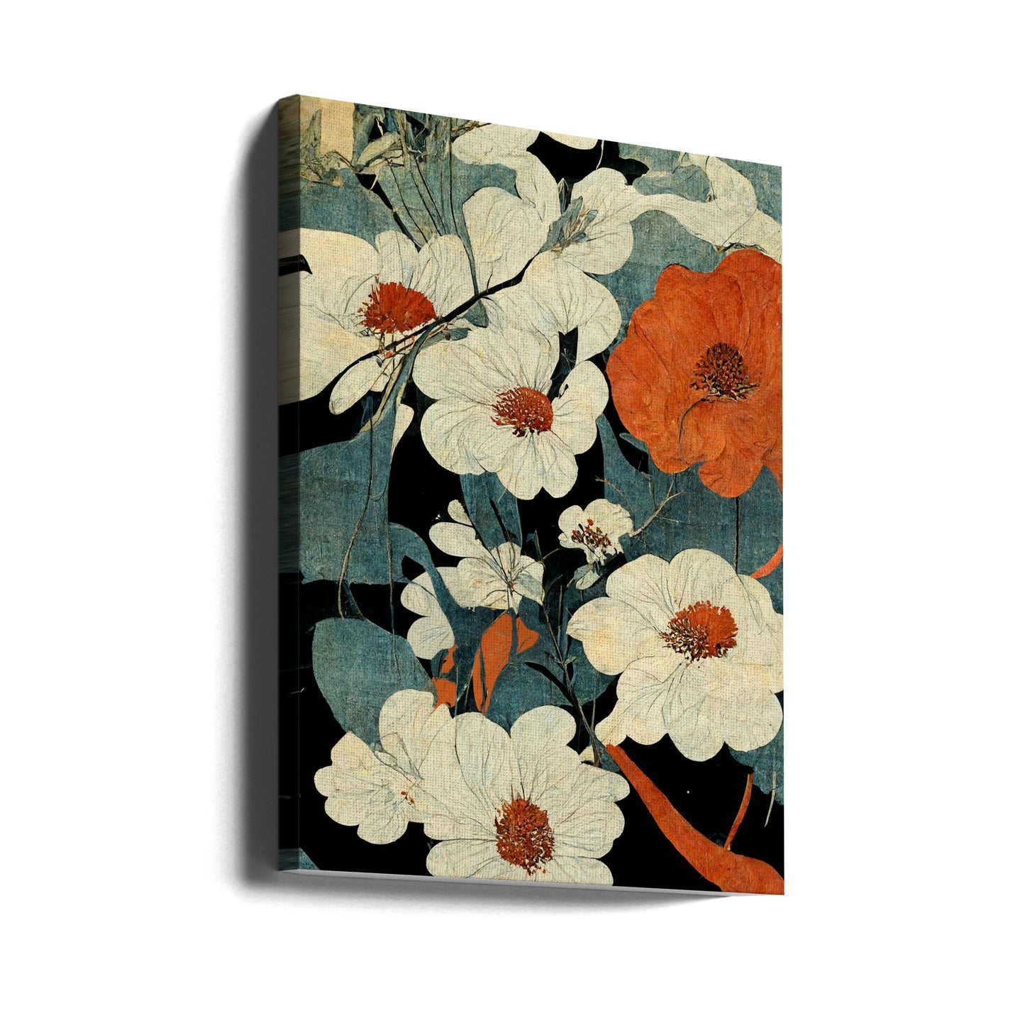 Asiatiska blommor | Canvas