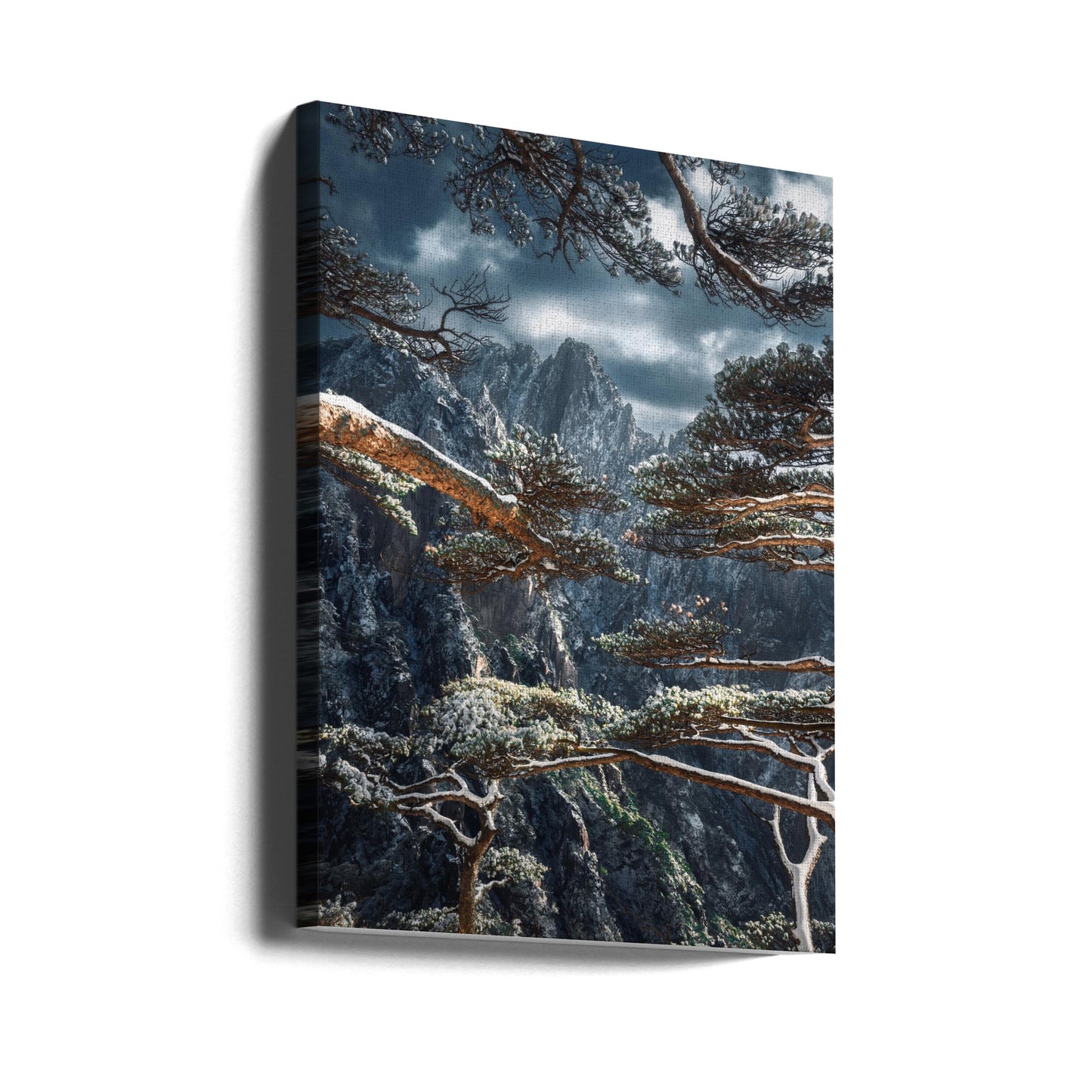 Gele berg | Canvasprints