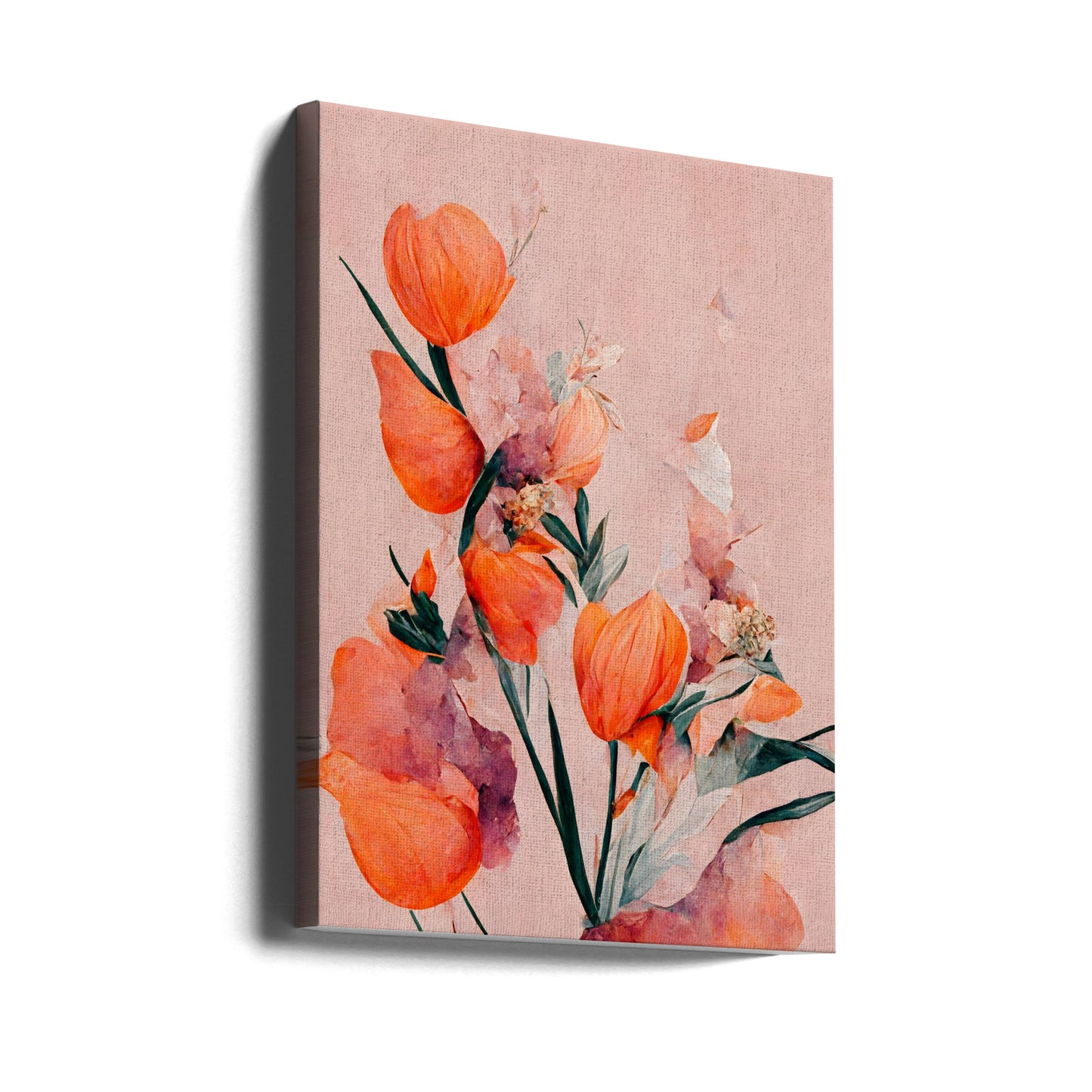 Orangea tulpaner | Canvas