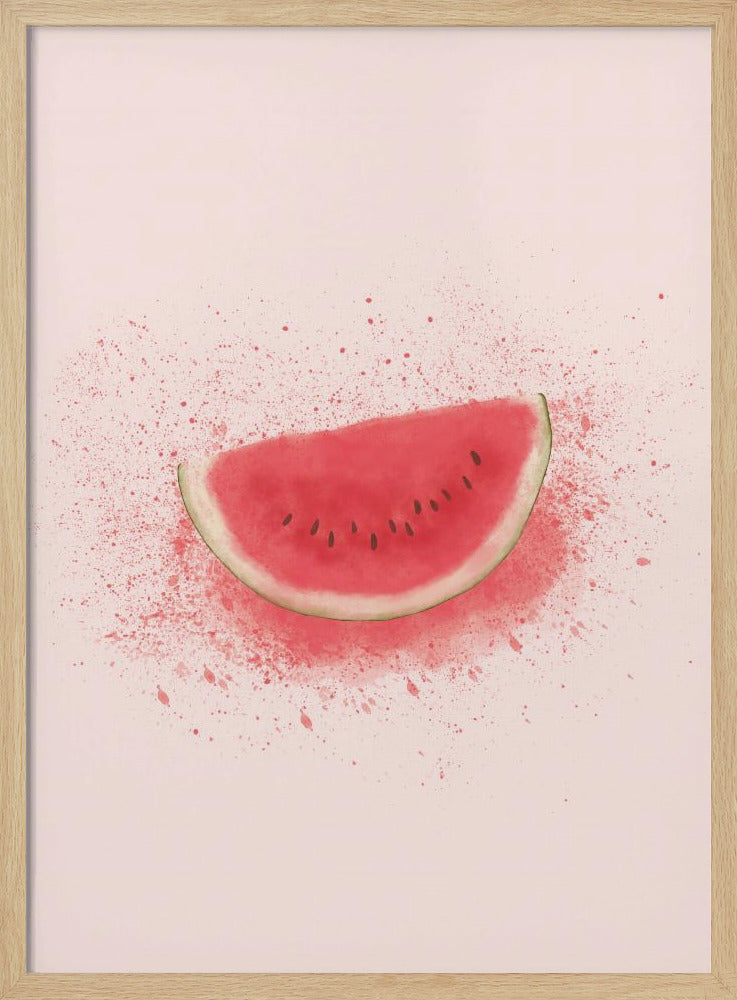 Vattenmelonplask | Poster