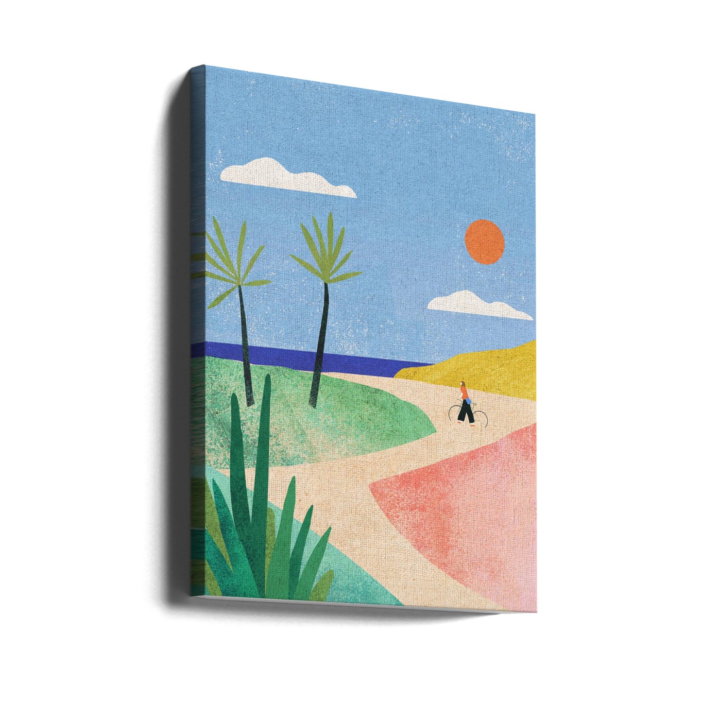 Strandpige | Lærredsbilleder