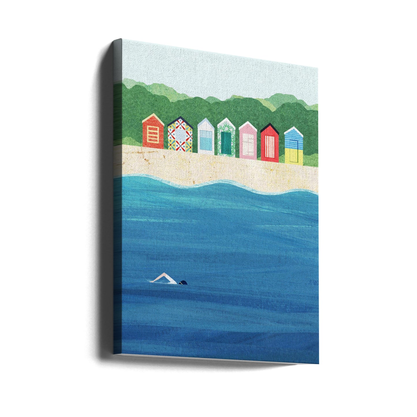 Strandhytter | Lærredsbilleder