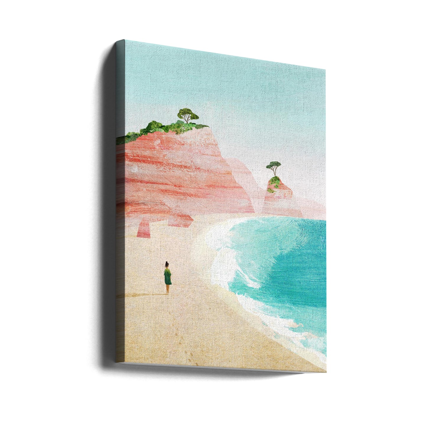 Strandflicka iv | Canvas