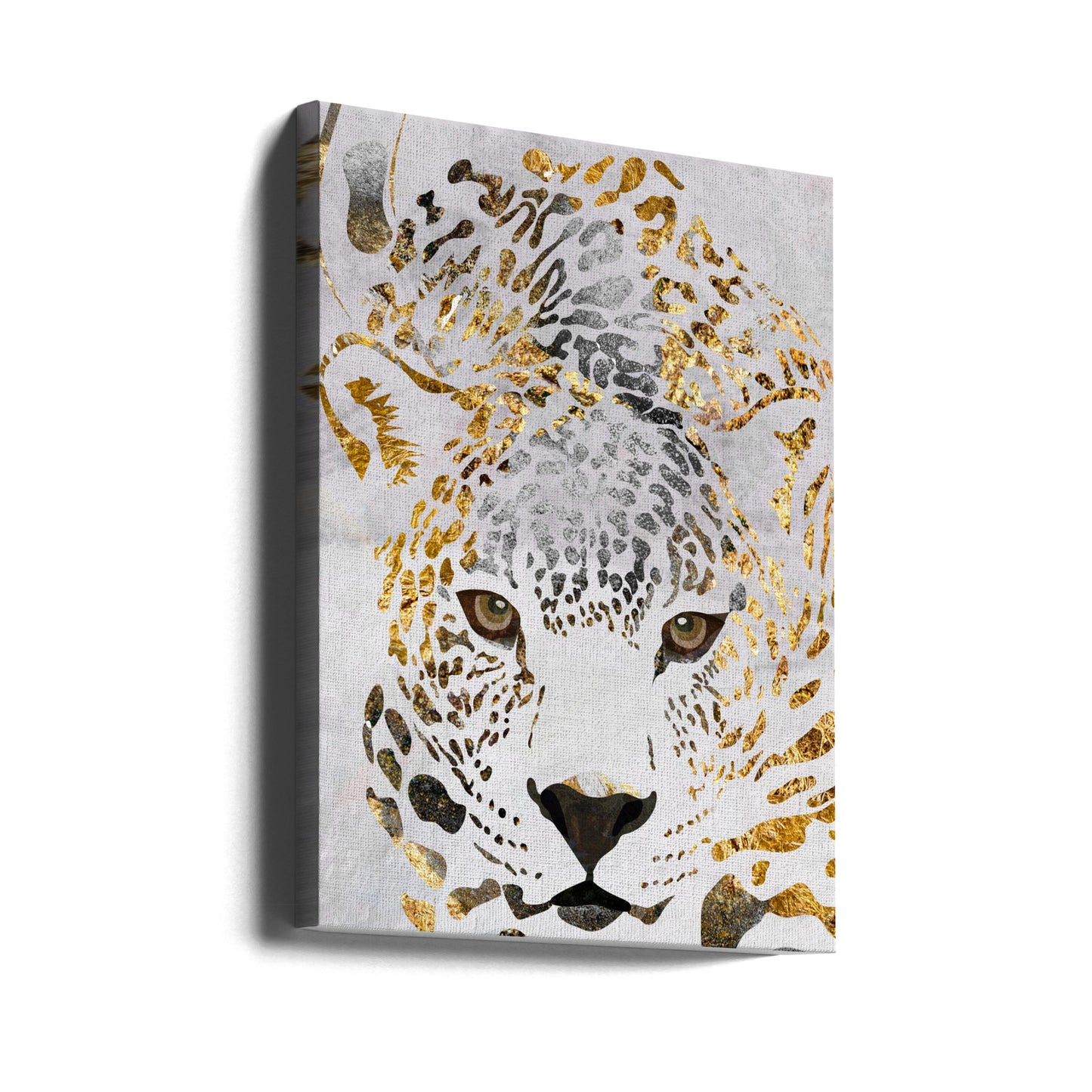 Grunge jaguar or | Tableaux sur Toile