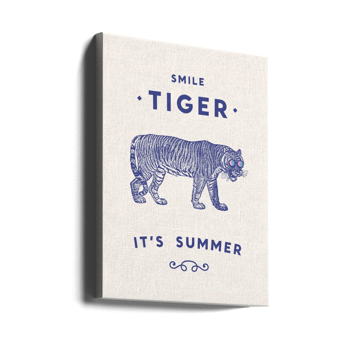 Tigre sorridente | Stampe su Tela