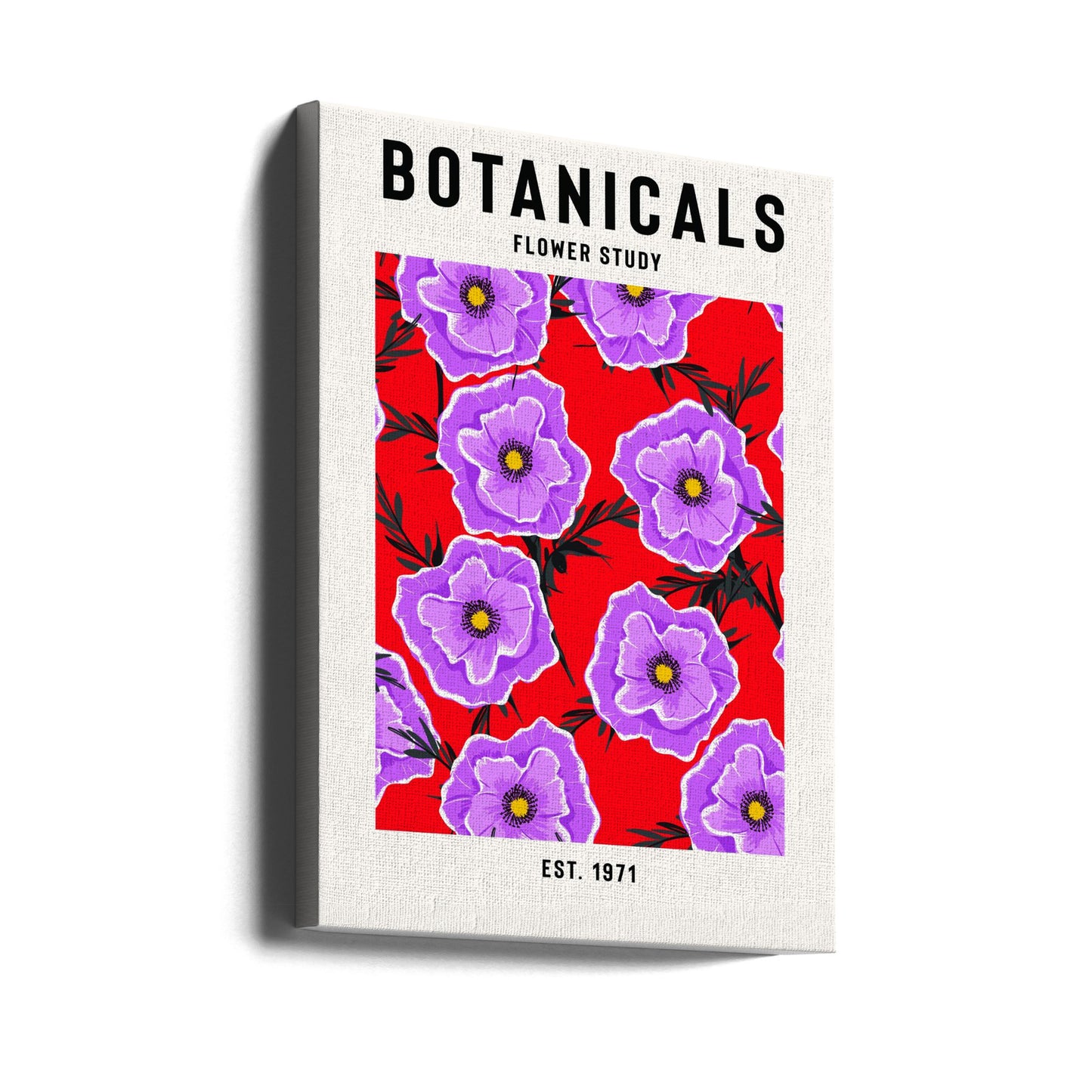 Botanische bloemenstudie | Canvasprints