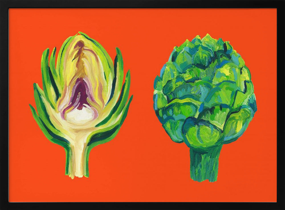 Artichauts à l'orange | Posters - Affiche Artistique