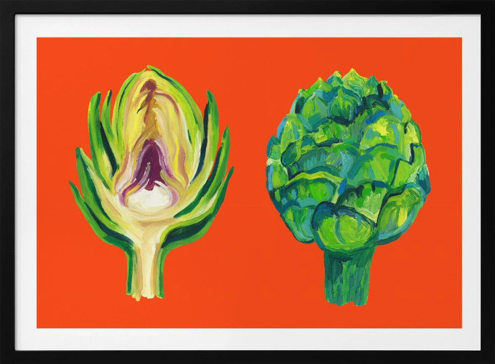 Artichauts à l'orange | Posters - Affiche Artistique