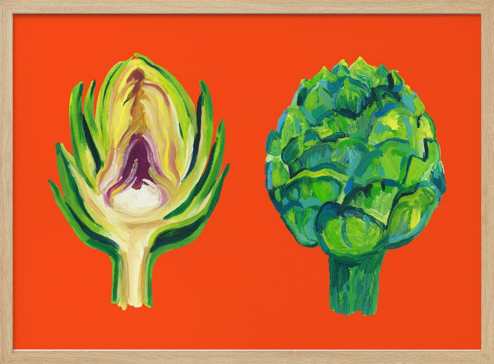 Artichauts à l'orange | Posters - Affiche Artistique