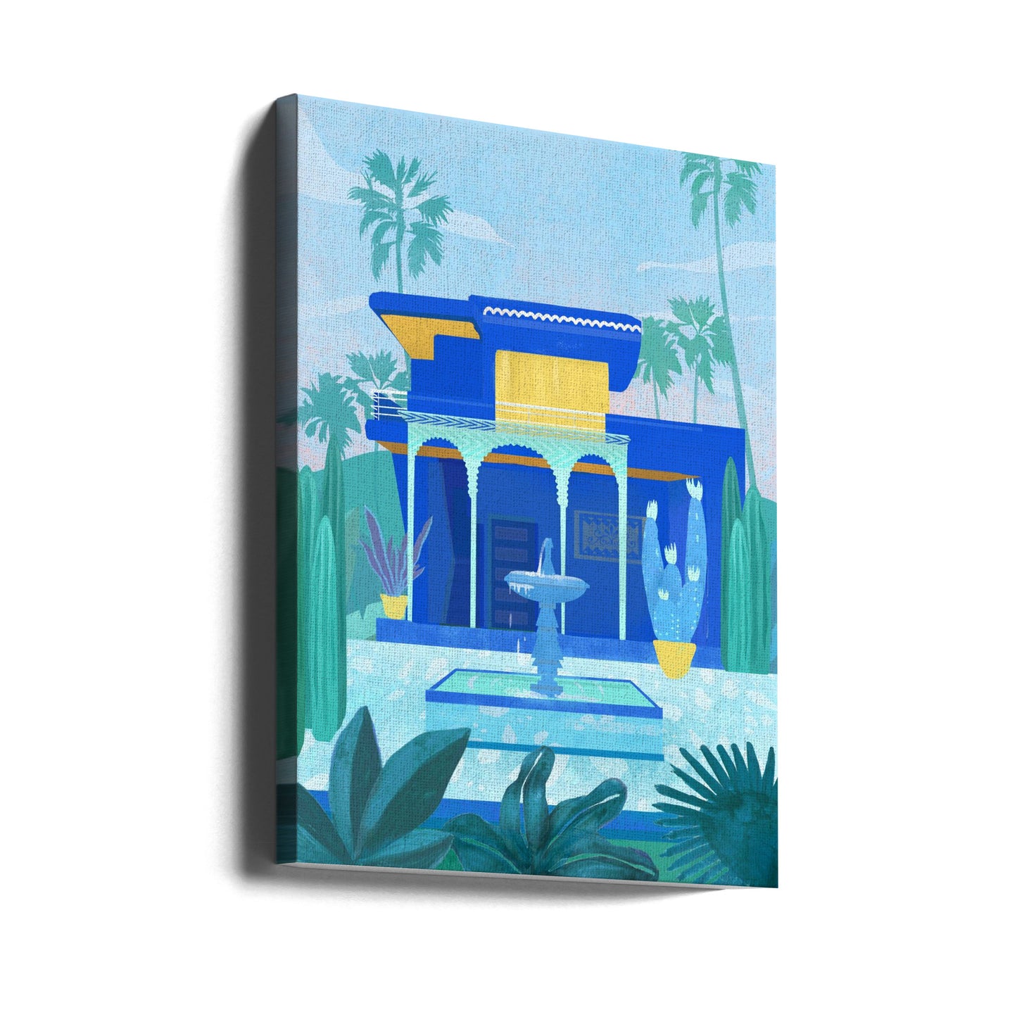 Marockansk trädgård | Canvas