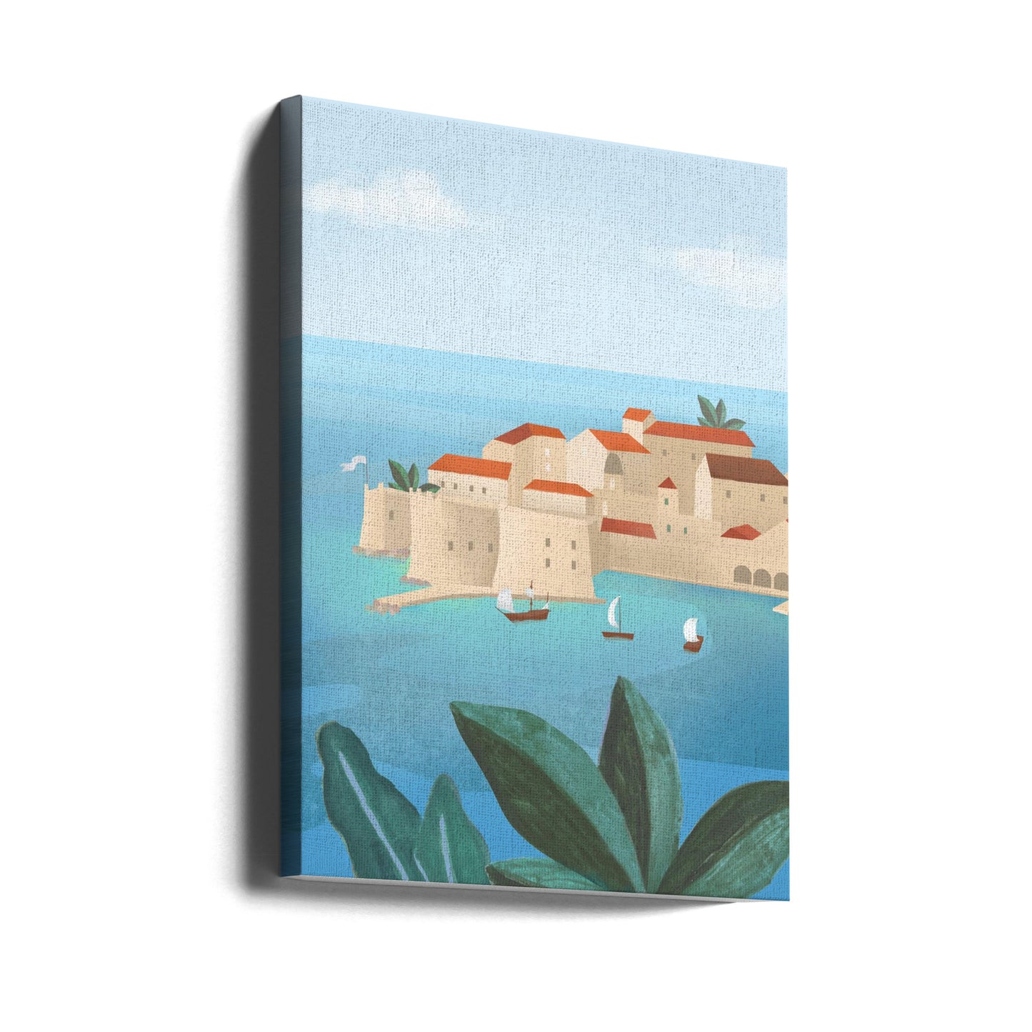 Dubrovnik By | Lærredsbilleder