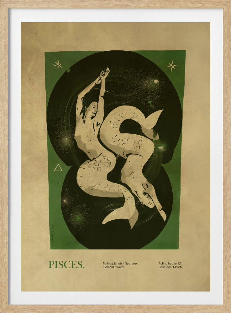 Pisces print | Poster