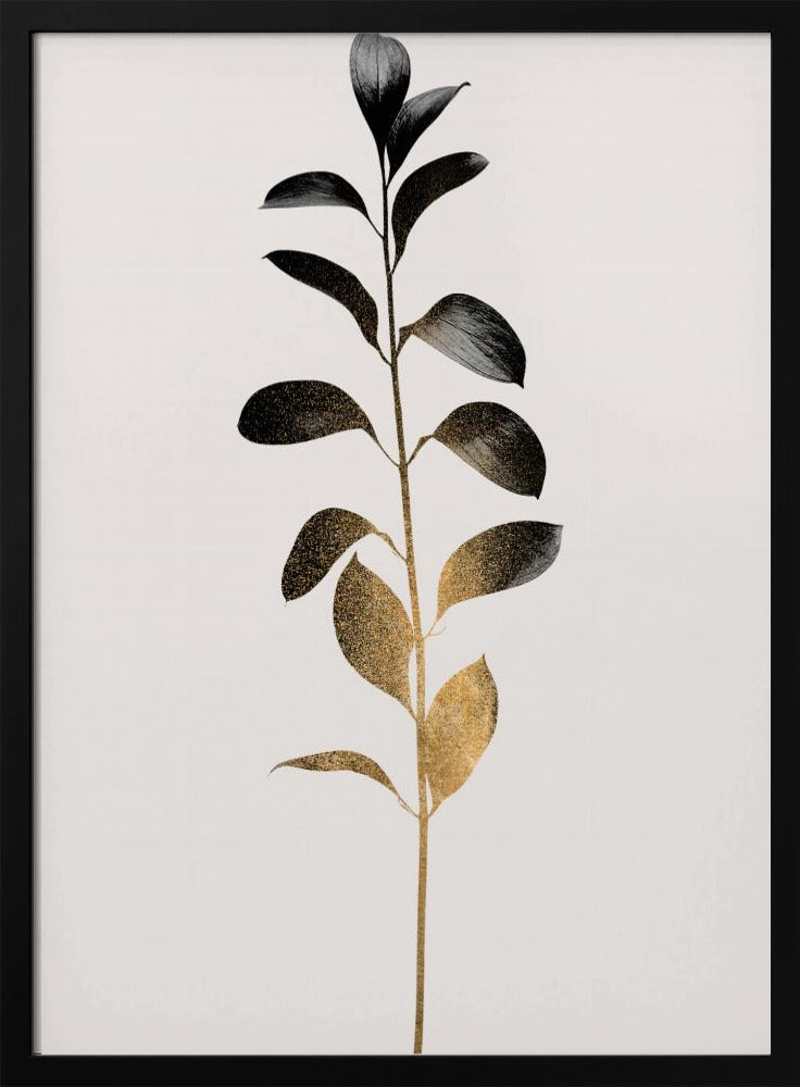 Monochromatica No.9 Dark Gold | Poster