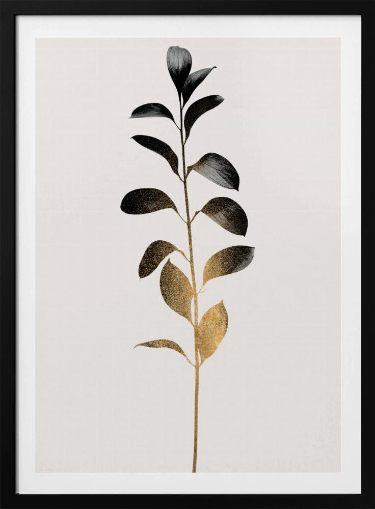 Monochromatica No.9 Dark Gold | Poster