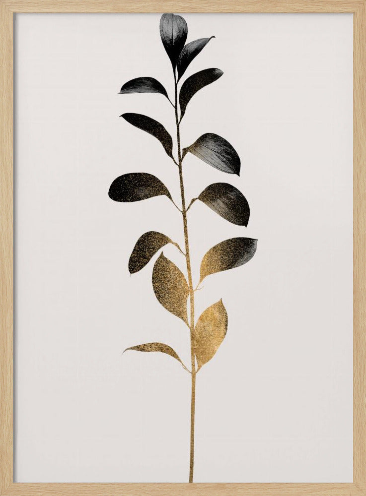 Monochromatica No.9 Dark Gold | Poster