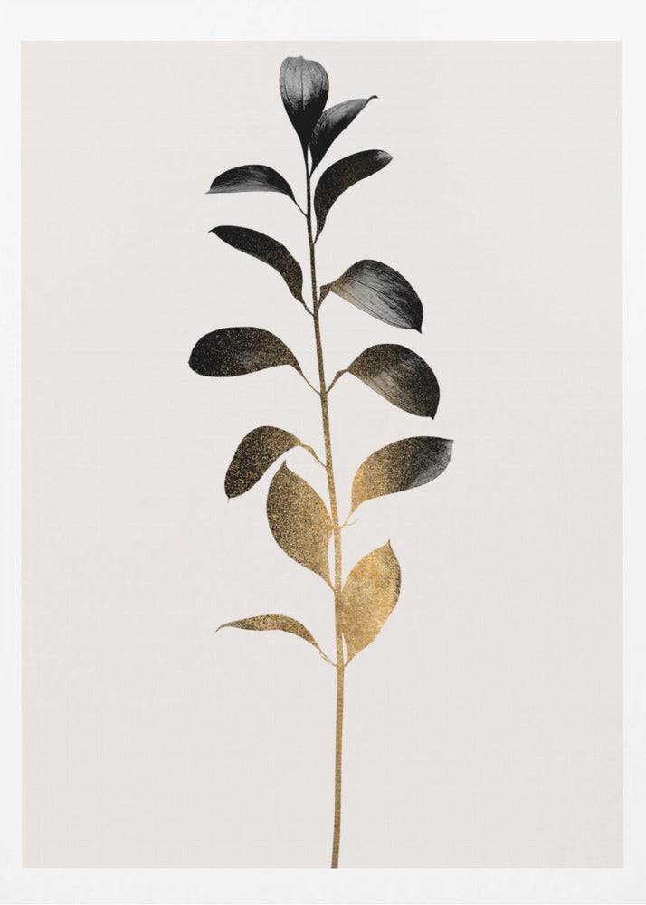 Monochromatica No.9 Dark Gold | Poster