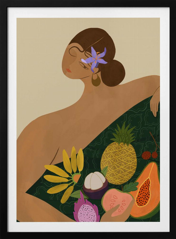 Obstverkäufer | Poster - Kunstdruck