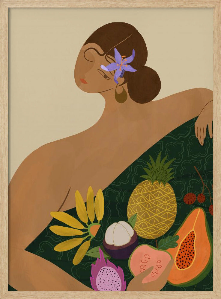 Obstverkäufer | Poster - Kunstdruck