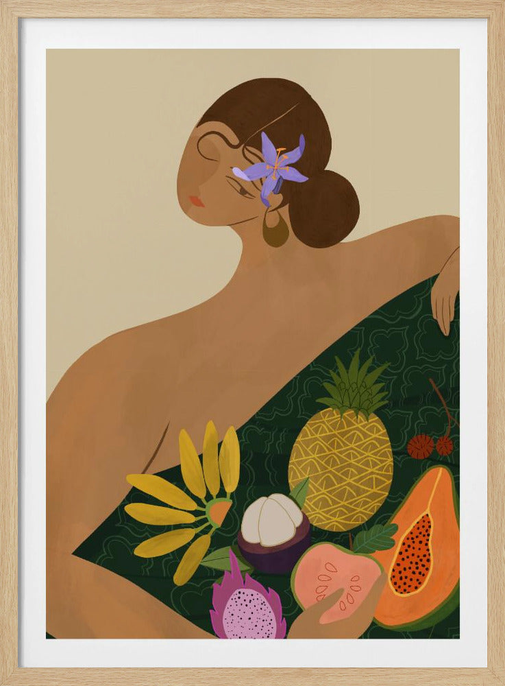 Obstverkäufer | Poster - Kunstdruck