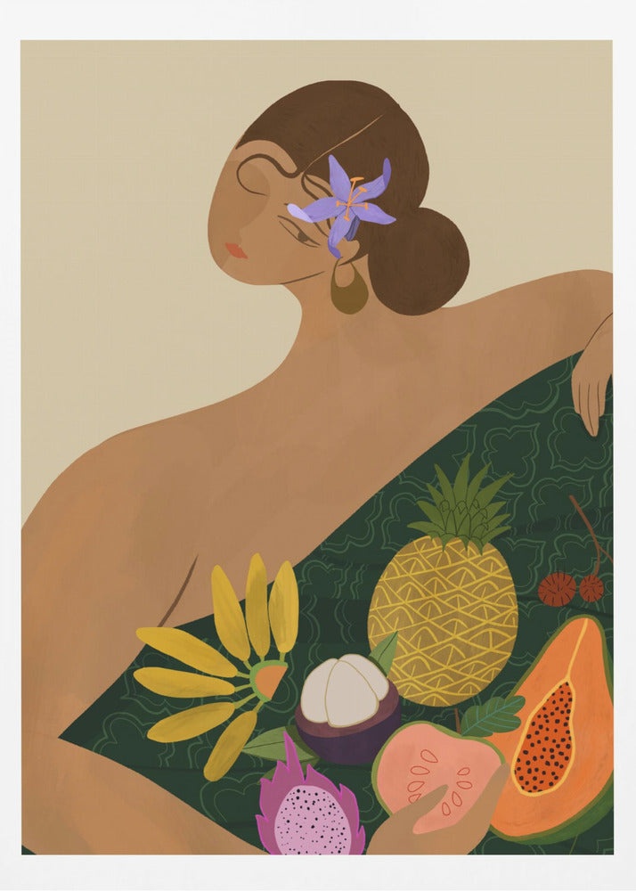 Obstverkäufer | Poster - Kunstdruck