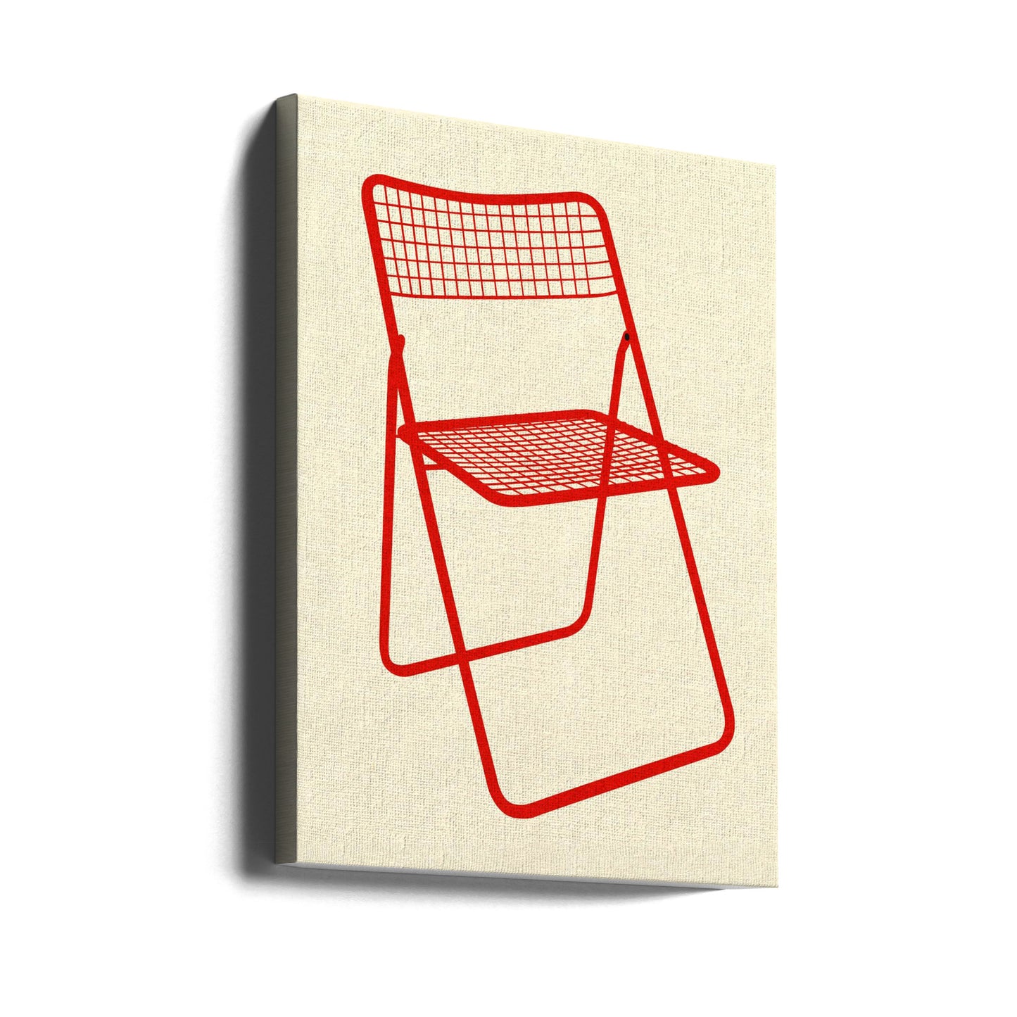Ted Nätstol Röd | Canvas