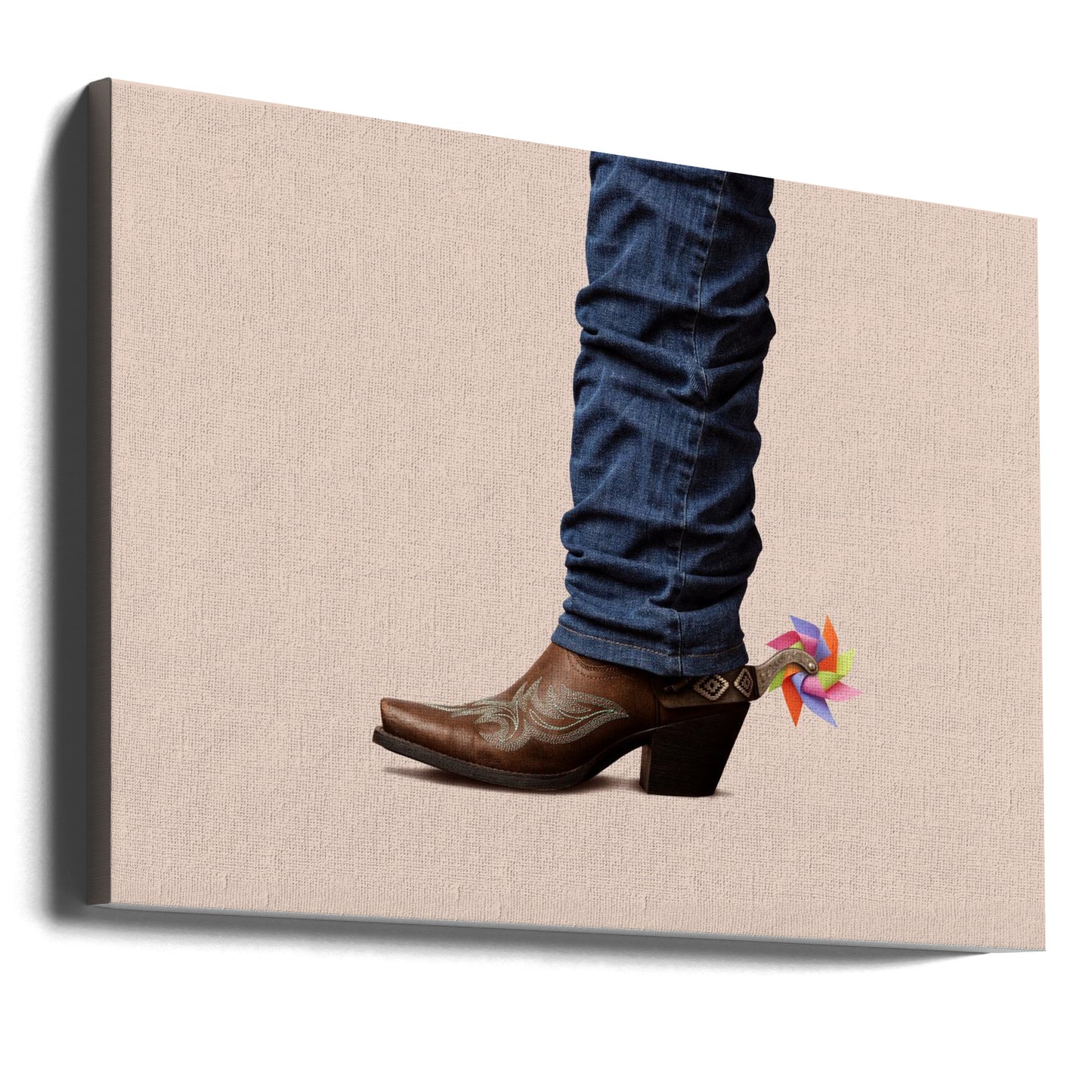 Niet Serieuze Cowboy | Canvasprints