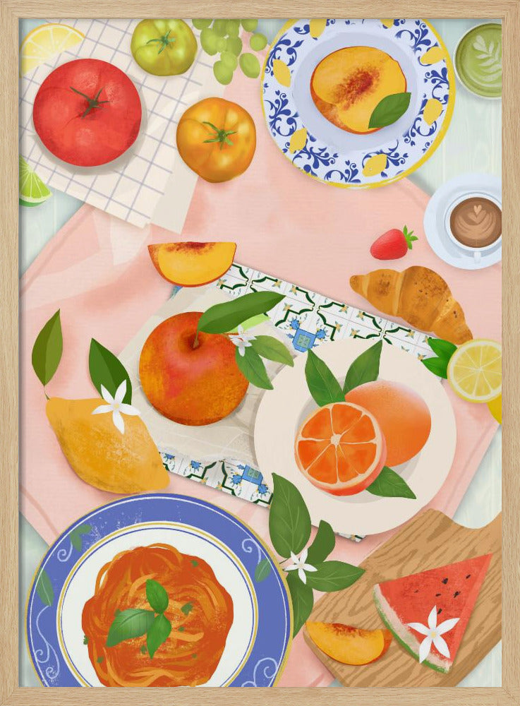 Zomerbrunch | Posters - Kunstdrukken