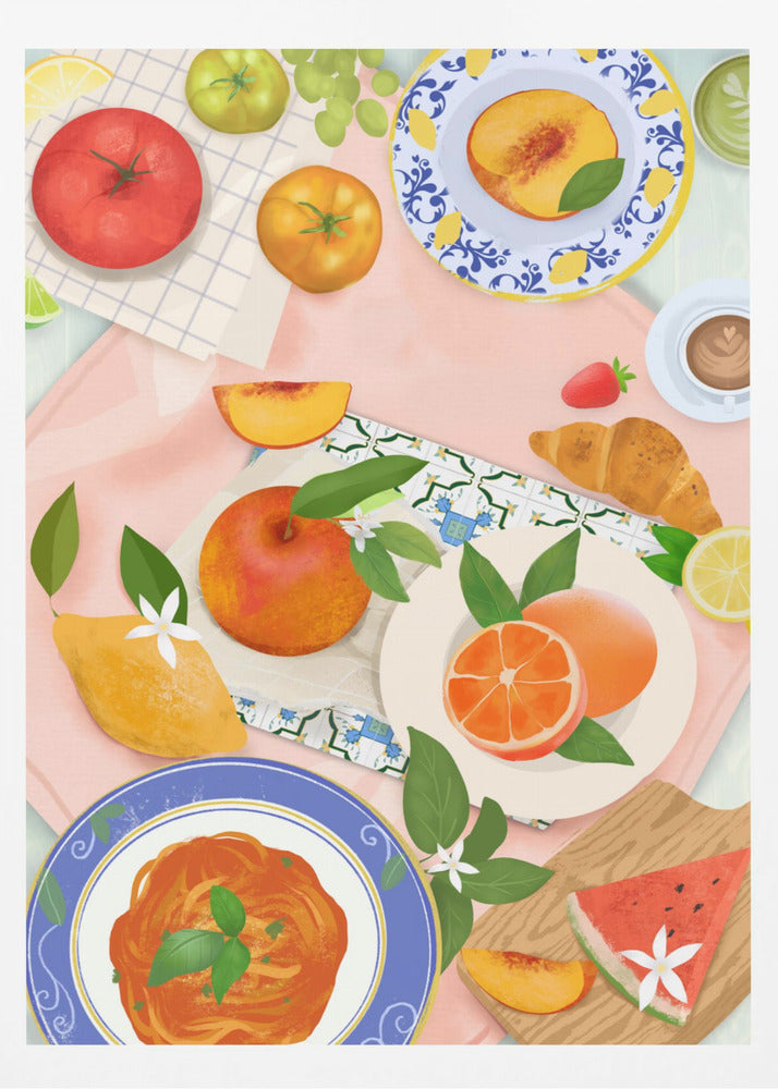 Zomerbrunch | Posters - Kunstdrukken