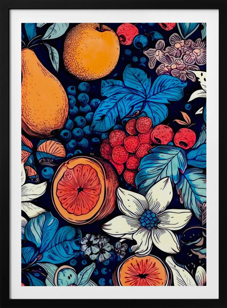 Fleurs et fruits 6 | Posters - Affiche Artistique