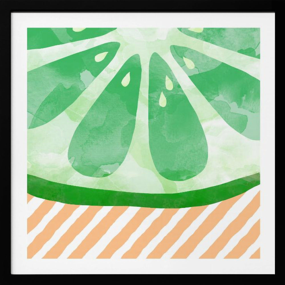 Lime Abstrakt | Plakater - Kunsttrykk