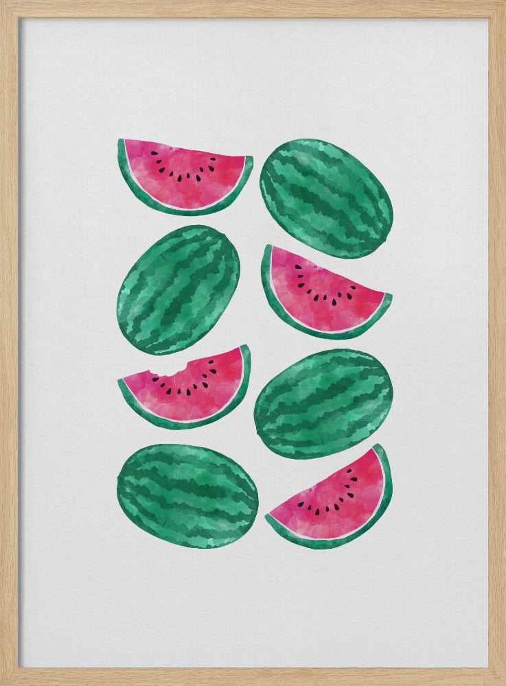 Multitud de sandías | Posters - Impresiones de Arte