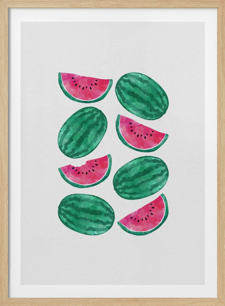 Multitud de sandías | Posters - Impresiones de Arte