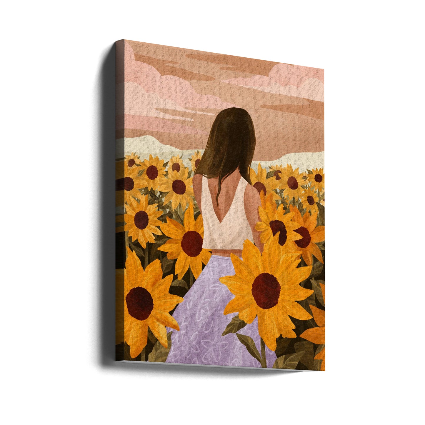 Zonnebloemavonden | Canvasprints