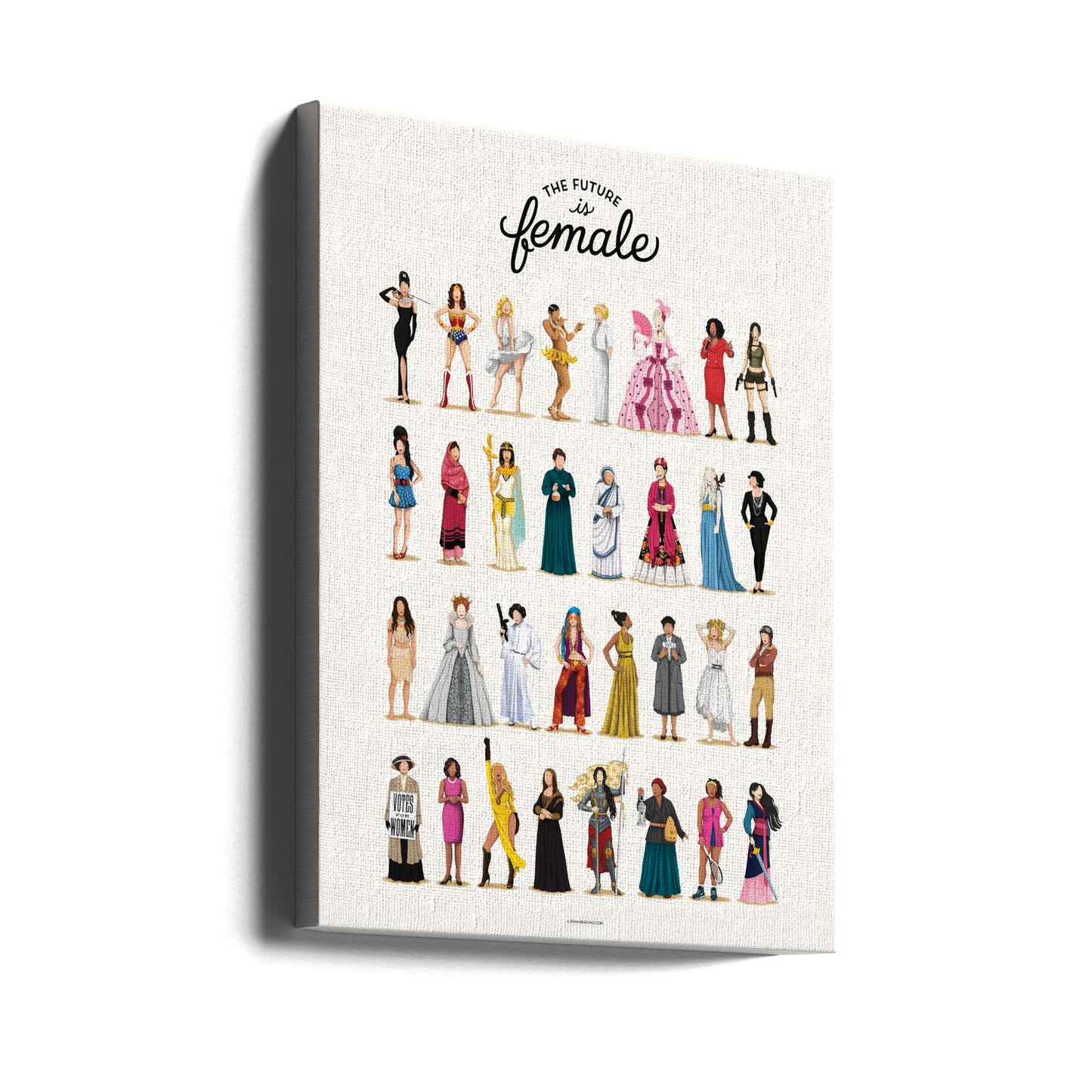 De toekomst is vrouwelijk | Canvasprints