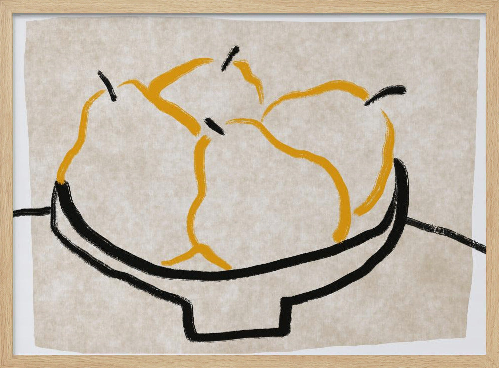 Pera disegnata a mano | Poster - Stampe d’Arte