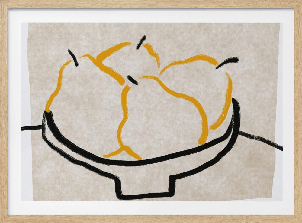 Pera disegnata a mano | Poster - Stampe d’Arte