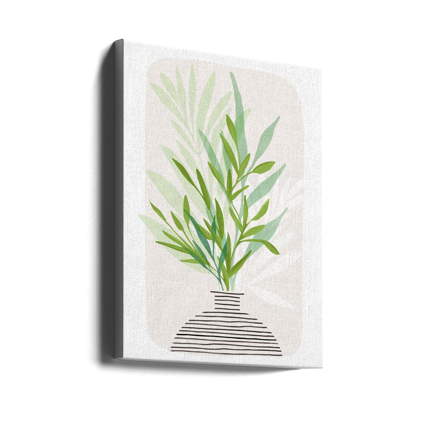 Geschilderd olijftak stilleven | Canvasprints