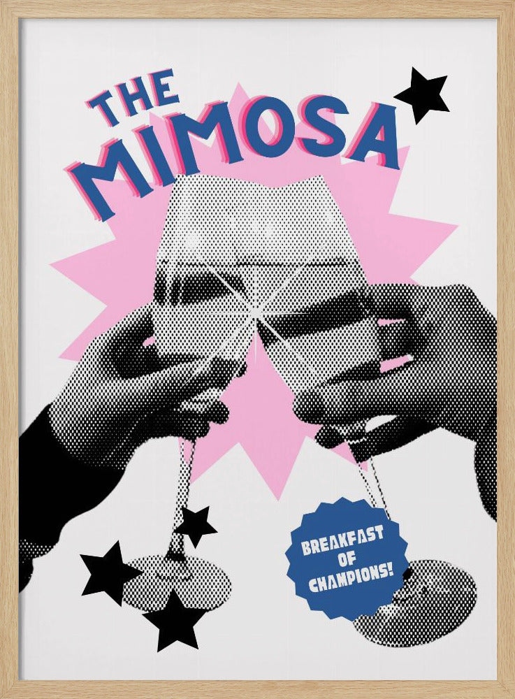 Ein Hoch auf Mimosen | Poster - Kunstdruck