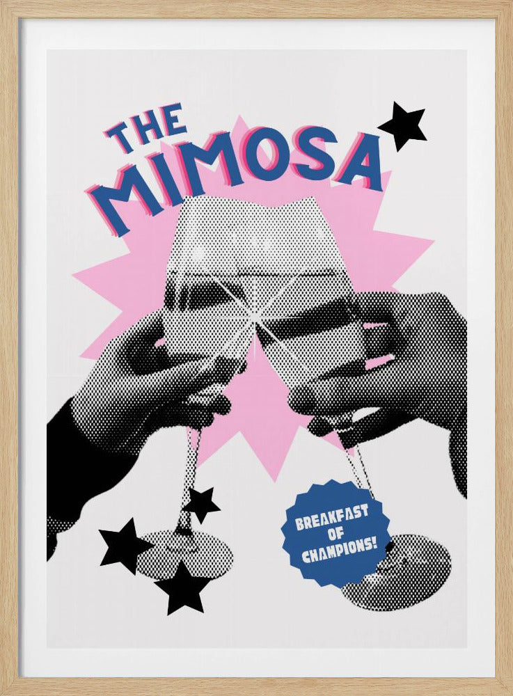 Ein Hoch auf Mimosen | Poster - Kunstdruck