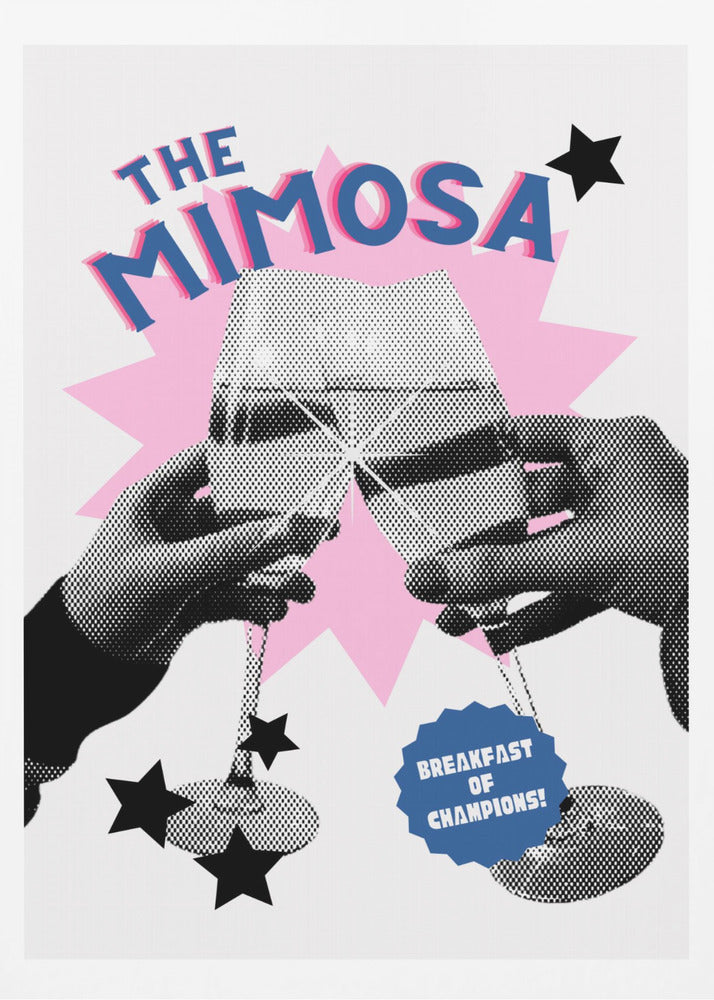 Ein Hoch auf Mimosen | Poster - Kunstdruck
